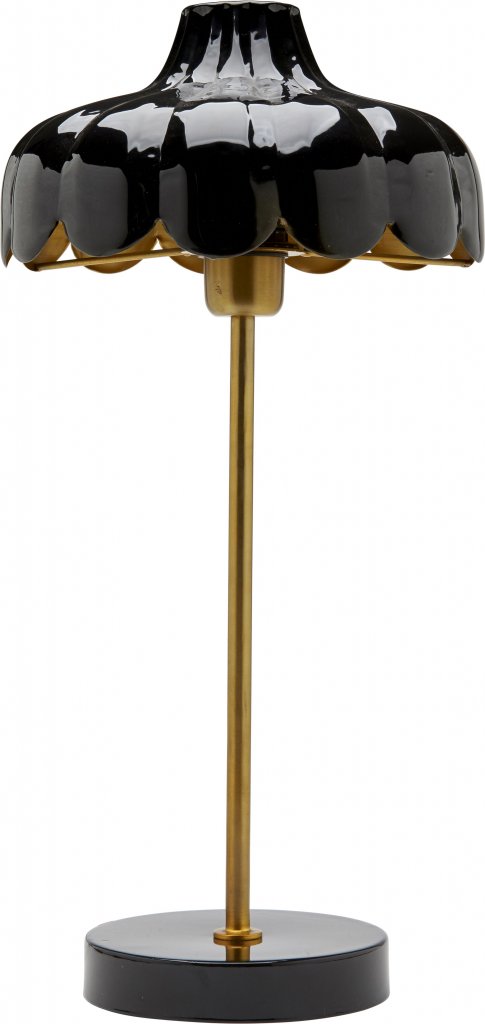 Wells bordlampe i sort og guld 50 cm fra PR Home