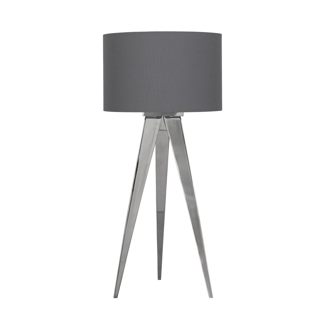 lampe de table trépied (gris)
