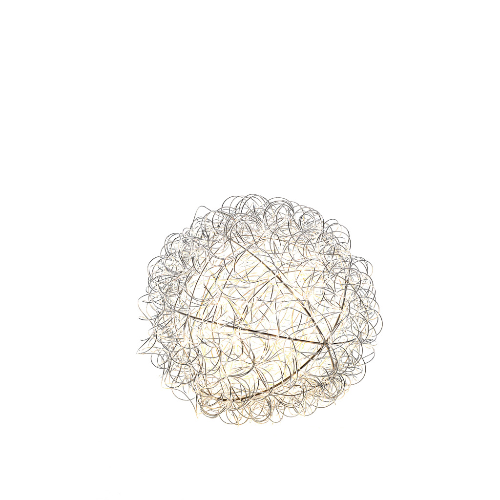 Dekorationsboll av tråd, 25 cm (Sølv)