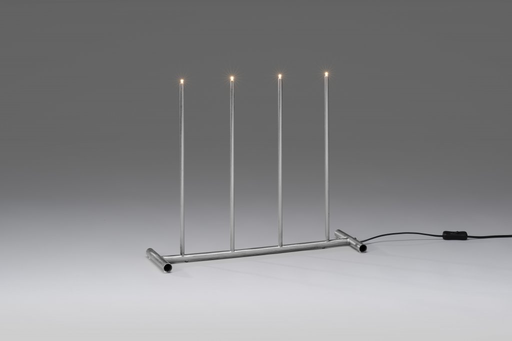Candlestick 4L LED (Zilver)