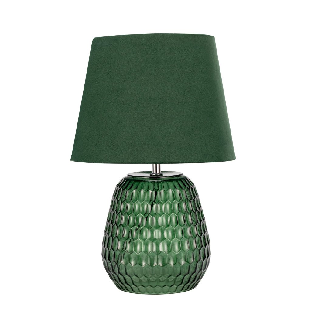 Crystal Velours bordlampe (Grøn)