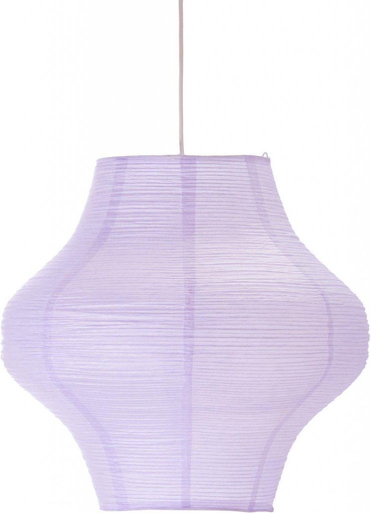 5: Sani Loftskærm Rispapirlampe Lavendel
