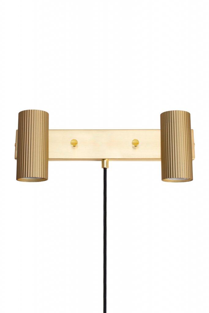 Wall Lamp Hubble 2 Brushed Brass (Messing/goud)