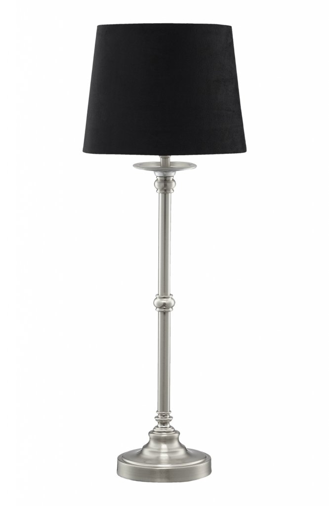 shaft table lamp with velvet (le noir)