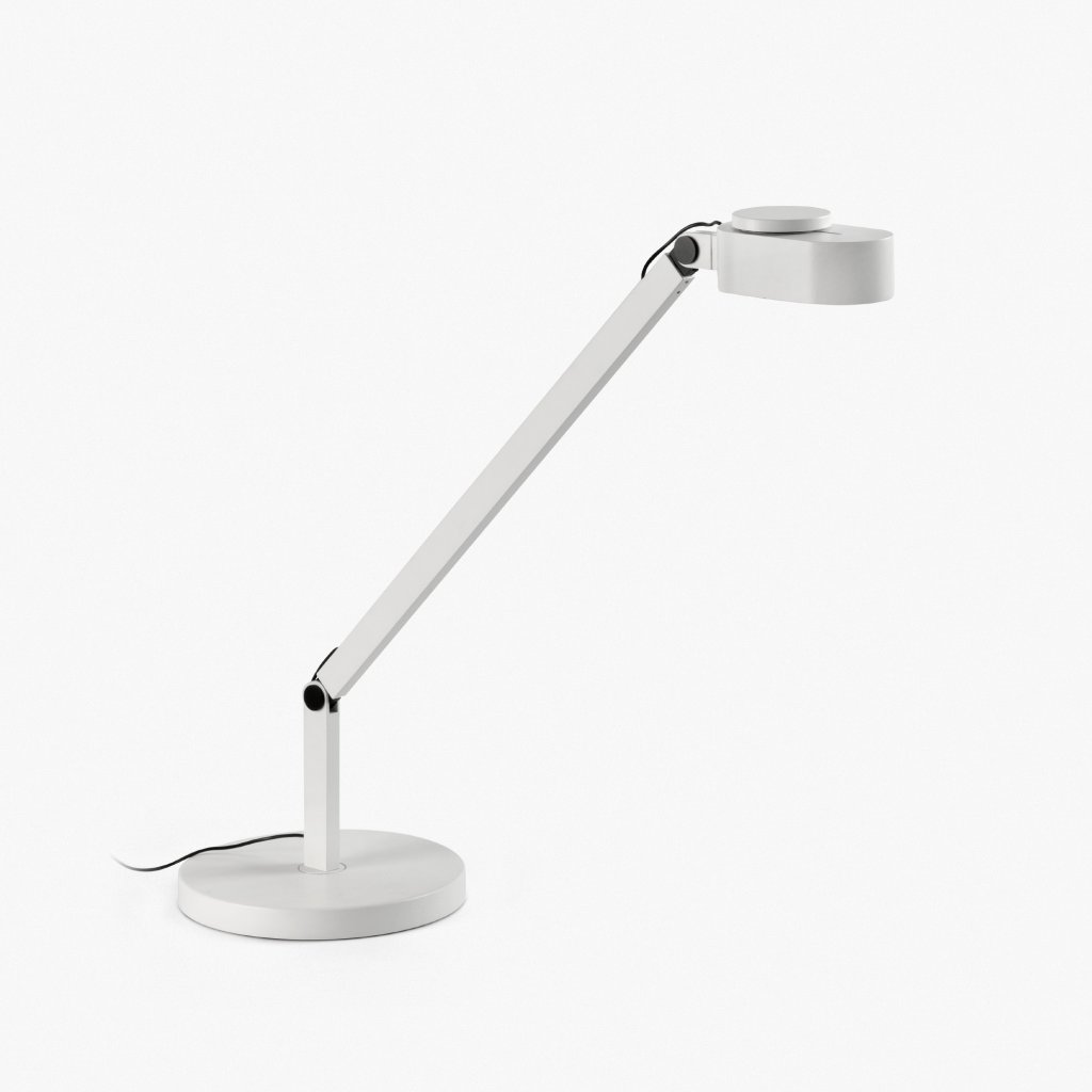 Uitnodigende tafellamp (Mat wit)