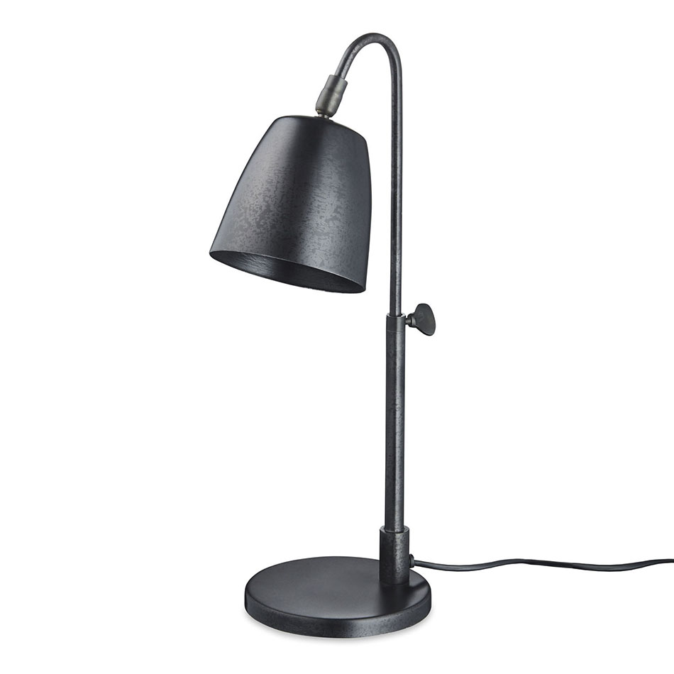 lumi table lamp, black antique, h: 40 cm (le noir)