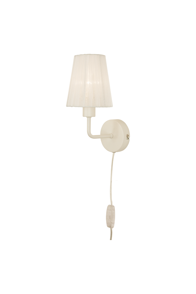 sara wall lamp, white (blanc)