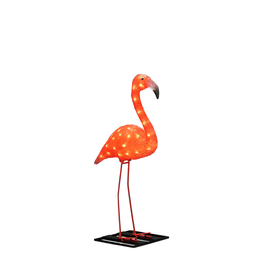 Billede af Flamingo akryl 70cm LED (orange)