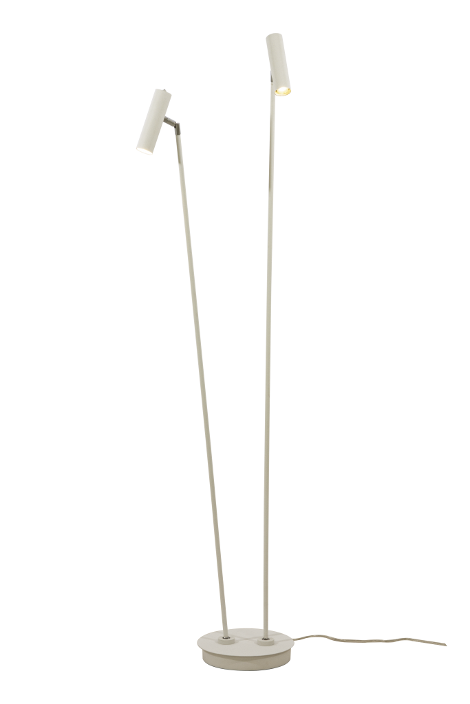 artic floor lamp double (blanc)