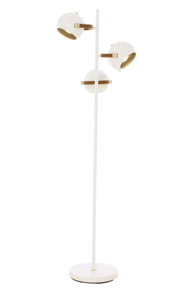 BOW floor lamp. 3-arm, white (Wit)