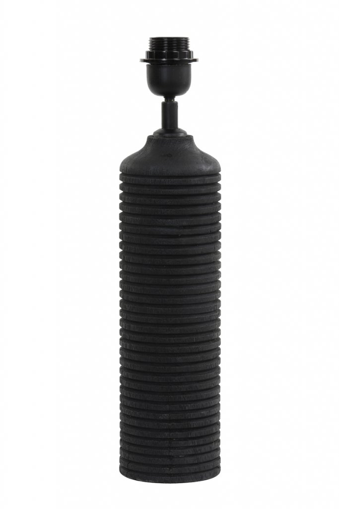 Lamp base Ø10x33 cm PAOLO wood black (zwart)