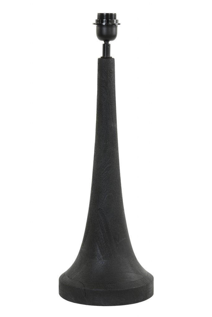 Lamp base Ø20x49 cm JOVANY wood black (zwart)