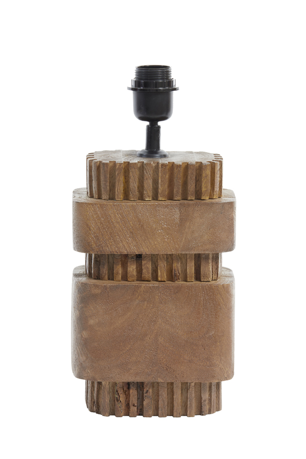 Lamp base Ø15x35 cm SAKURA wood dark brown (Bruin)