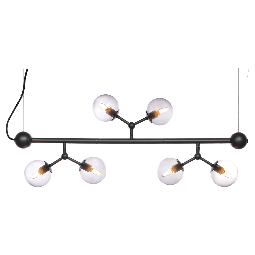 Atom chandelier mini (Zwart)