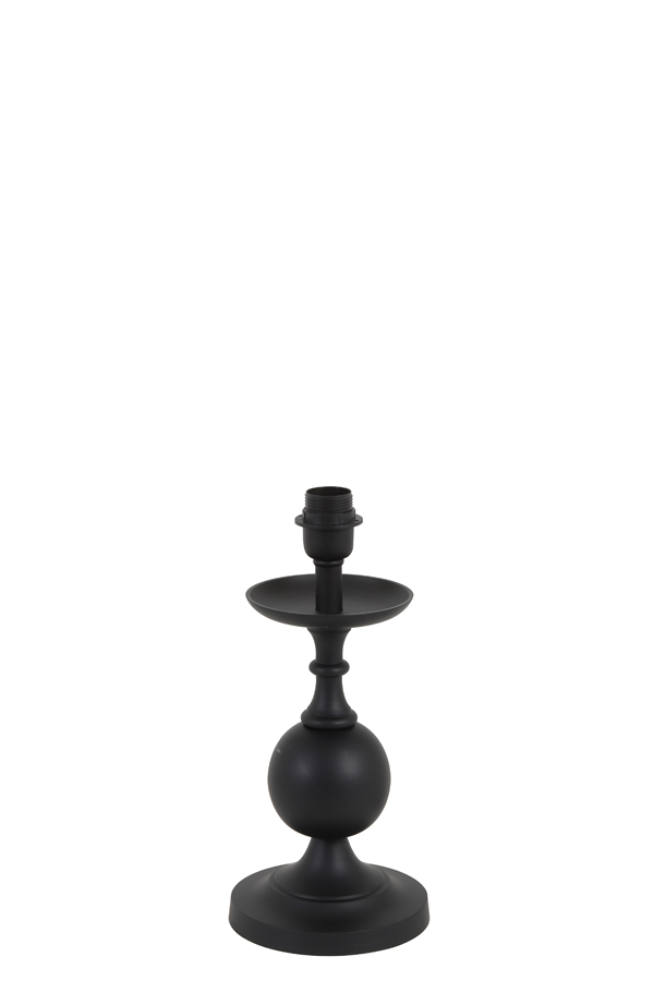 Lamp base Ø17x32 cm LESANE matt black (zwart)