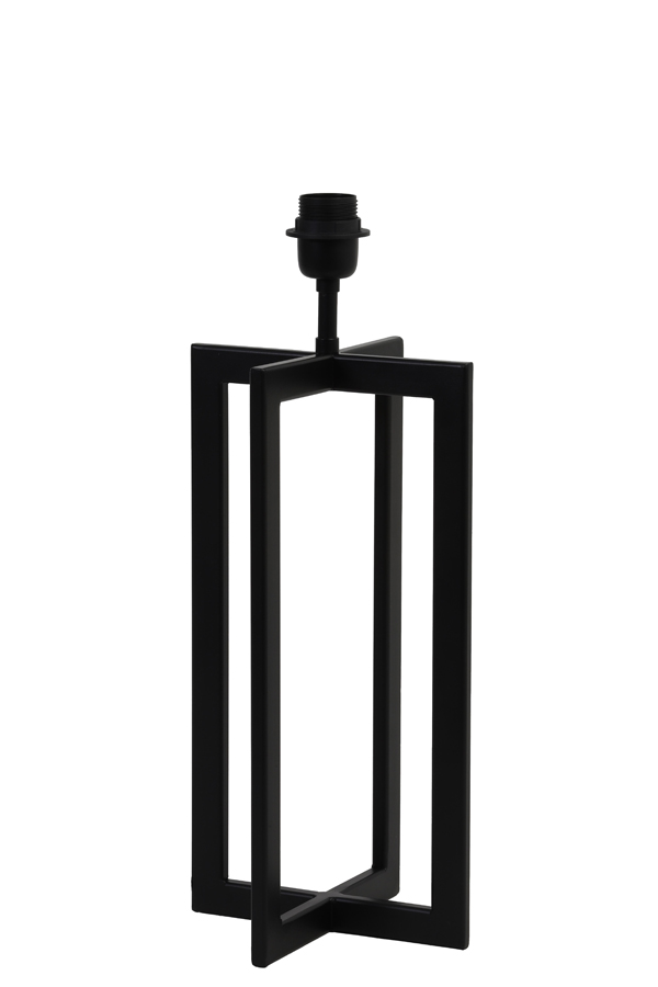 Lamp base 21x21x46 cm MACE matt black (zwart)