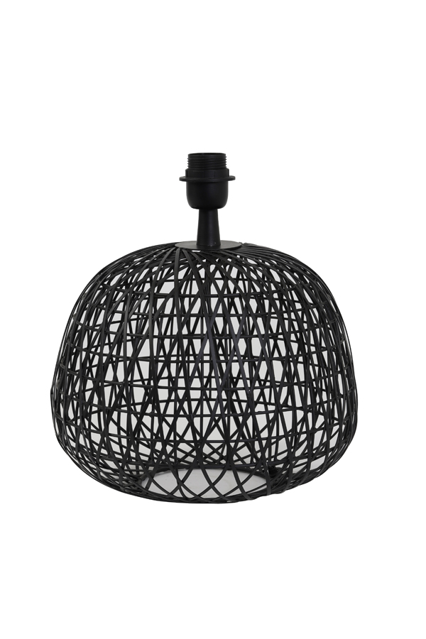 Lamp base Ø32x28,5 cm ALWINA matt black (zwart)