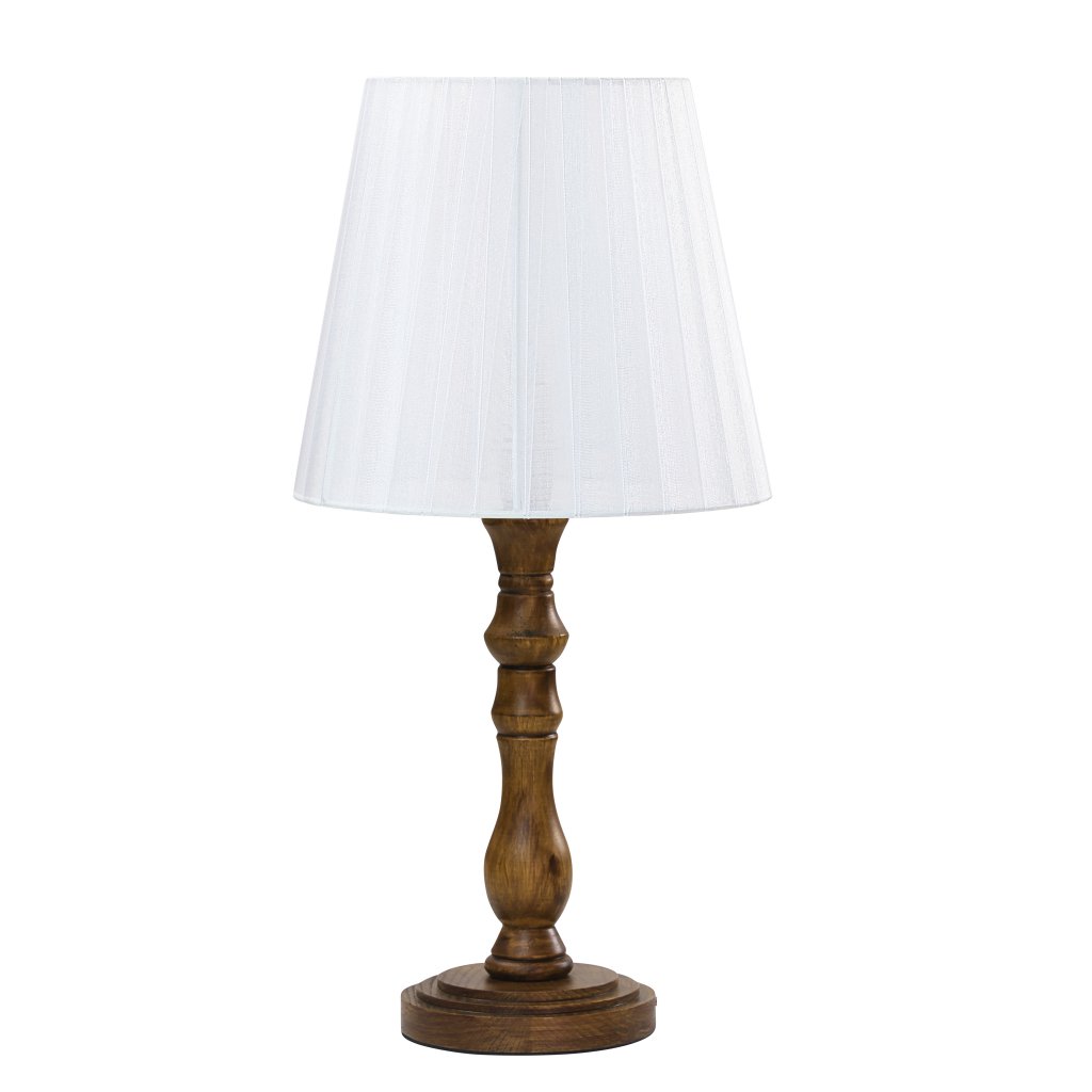 elin table lamp (brown stain) (blanc)