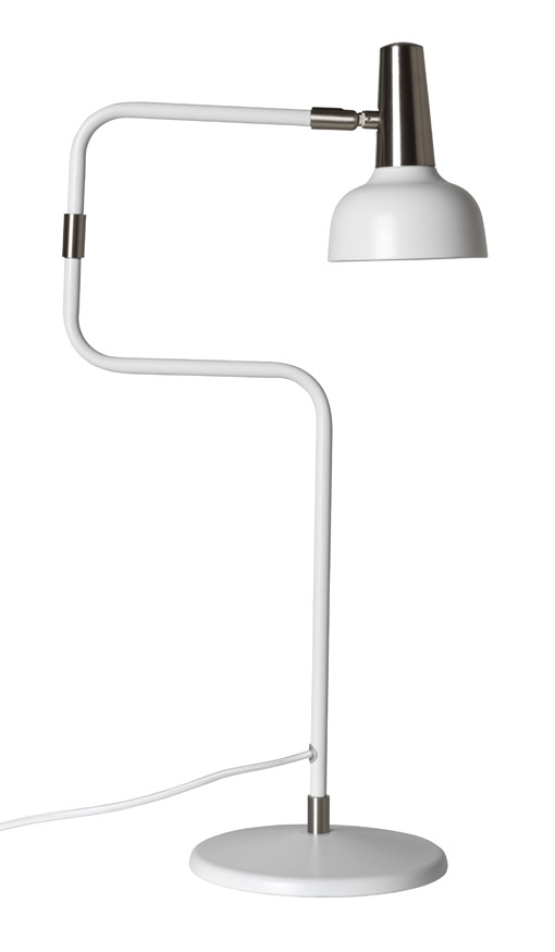 Ray nickel table light (Wit)