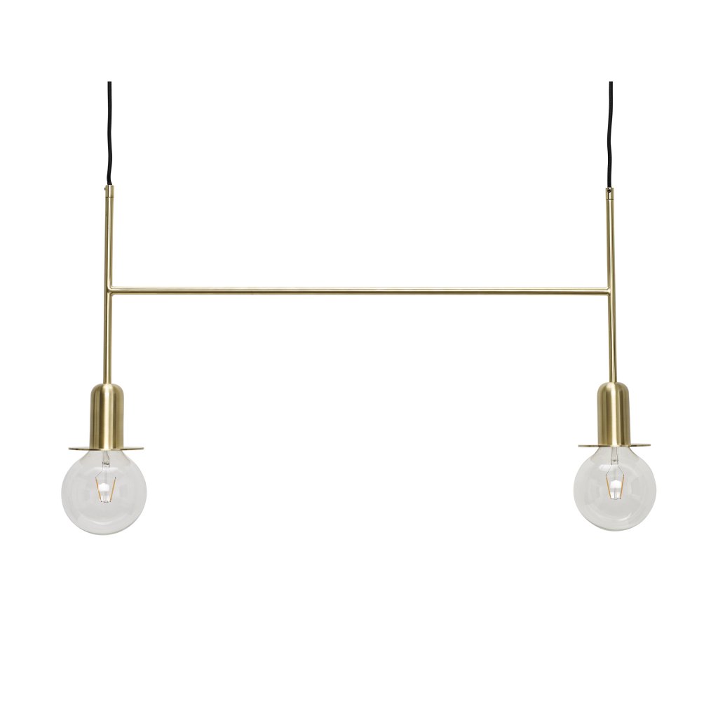 Ceiling lamp duo (Messing / goud)