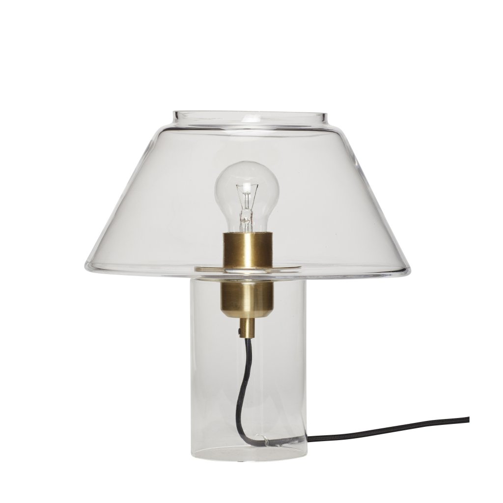 Gople Table Lamp Clear (Messing)