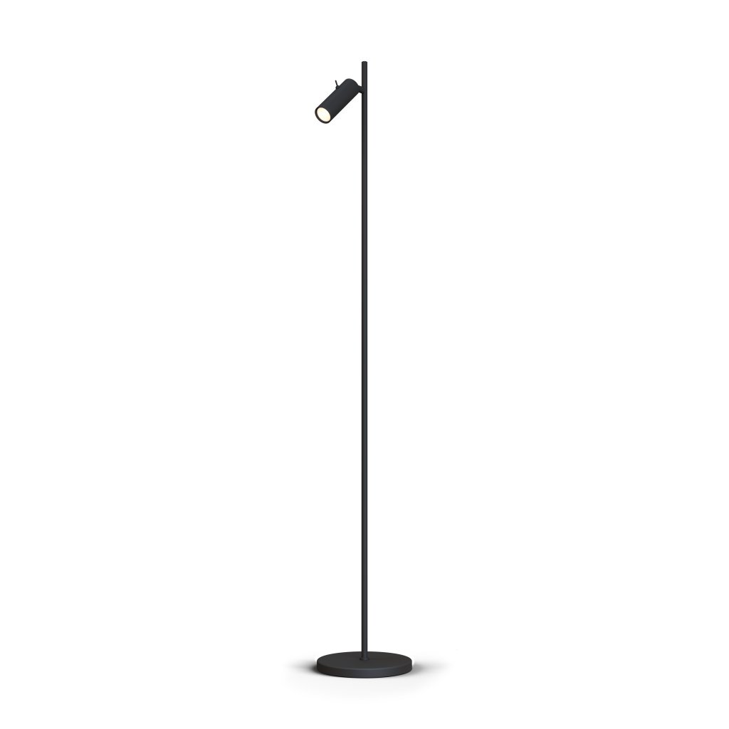 Floor lamp Cato Slim simple matt black (zwart)
