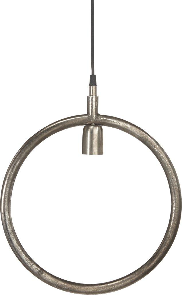 Circle pendant 35cm (sølv)