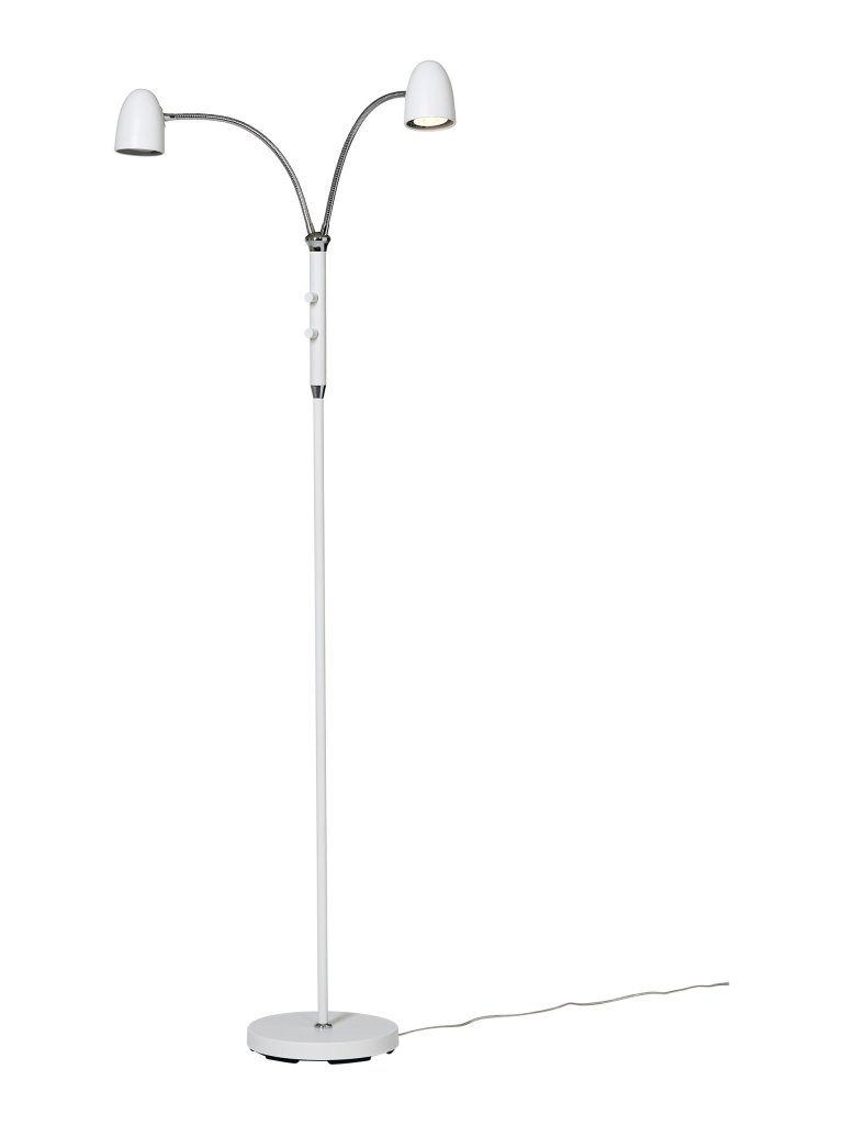 Koster dubbel floor lamp (hvid)