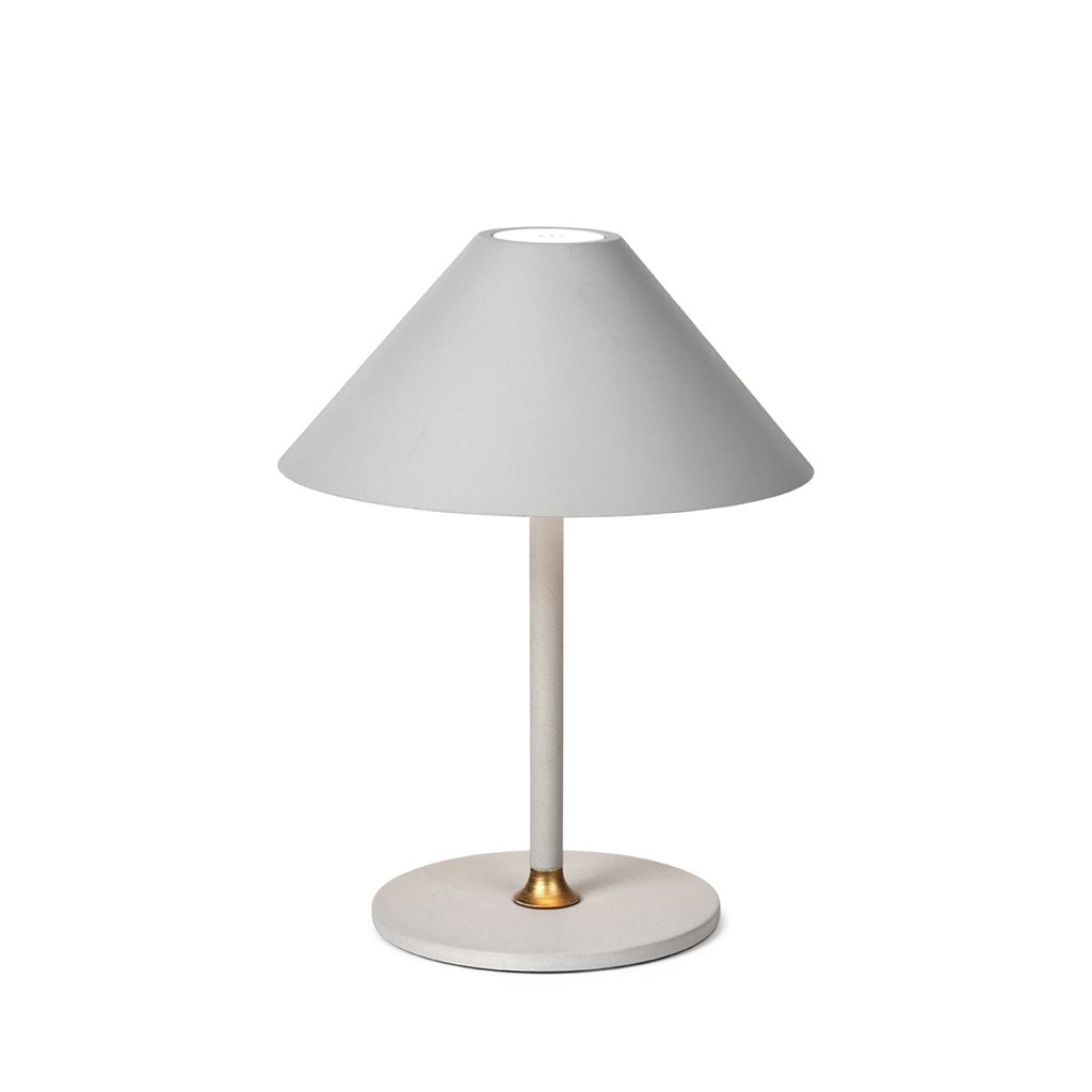 hygge battery table lamp (gris clair)