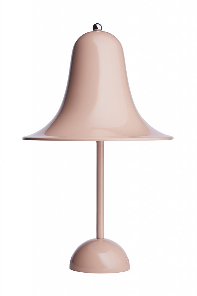 Pantop tafellamp Ø23 (Stoffige roos)