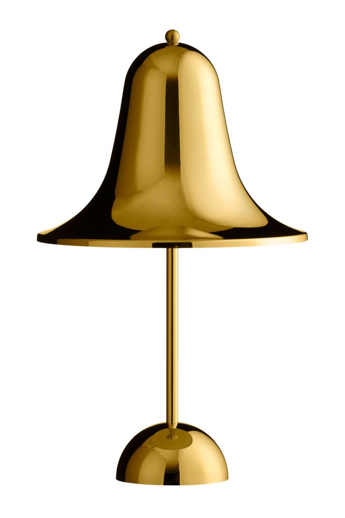 Pantop portabel bordslampa (Messing)