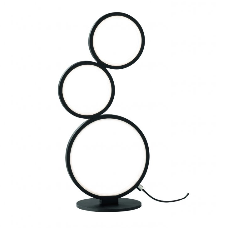 Rondo LED table lamp m-black (Sort)