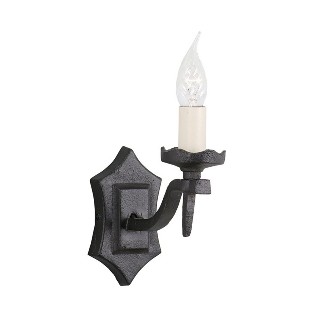 Pastorie wandlamp (Zwart)