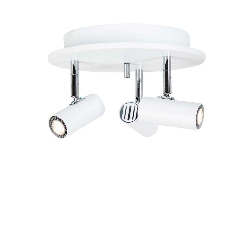 Cato LED ceiling 3-spot (Wit)
