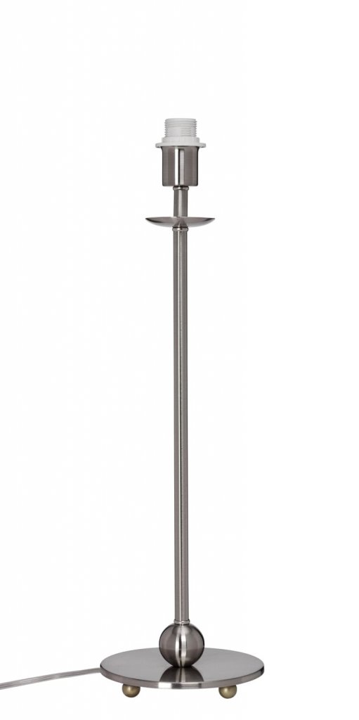 Klassisk lampefod 49cm (Sølvfarvet)